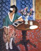 Henri Matisse Reading desk woman oil painting artist